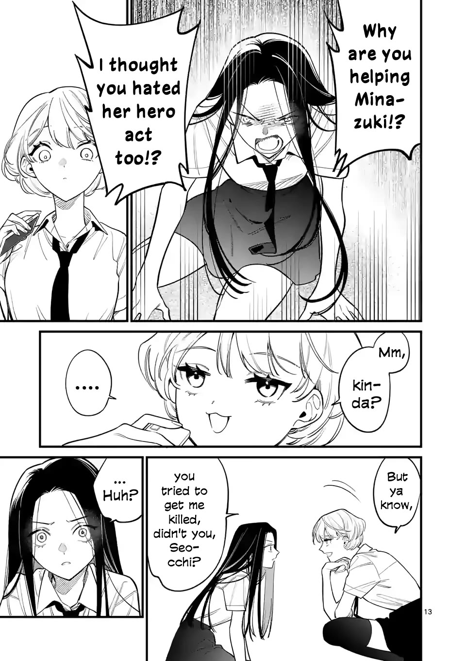 Liar Satsuki Can See Death Chapter 77 page 13 - Chapter 77: Landing
