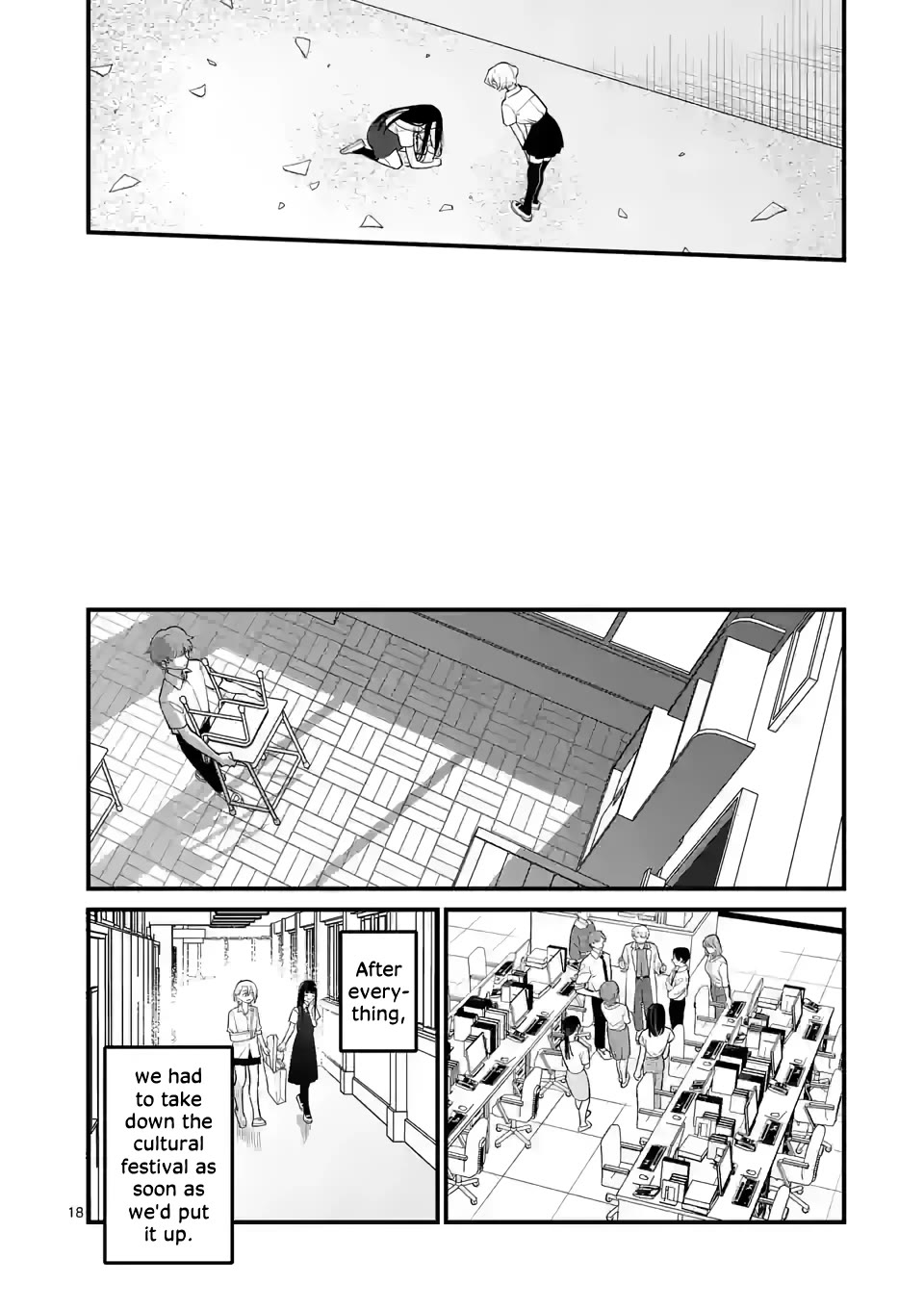 Liar Satsuki Can See Death Chapter 77 page 18 - Chapter 77: Landing