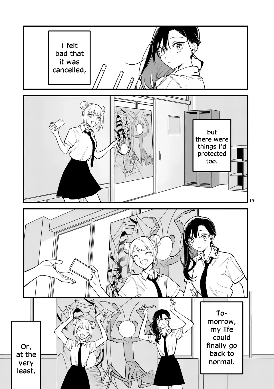 Liar Satsuki Can See Death Chapter 77 page 19 - Chapter 77: Landing