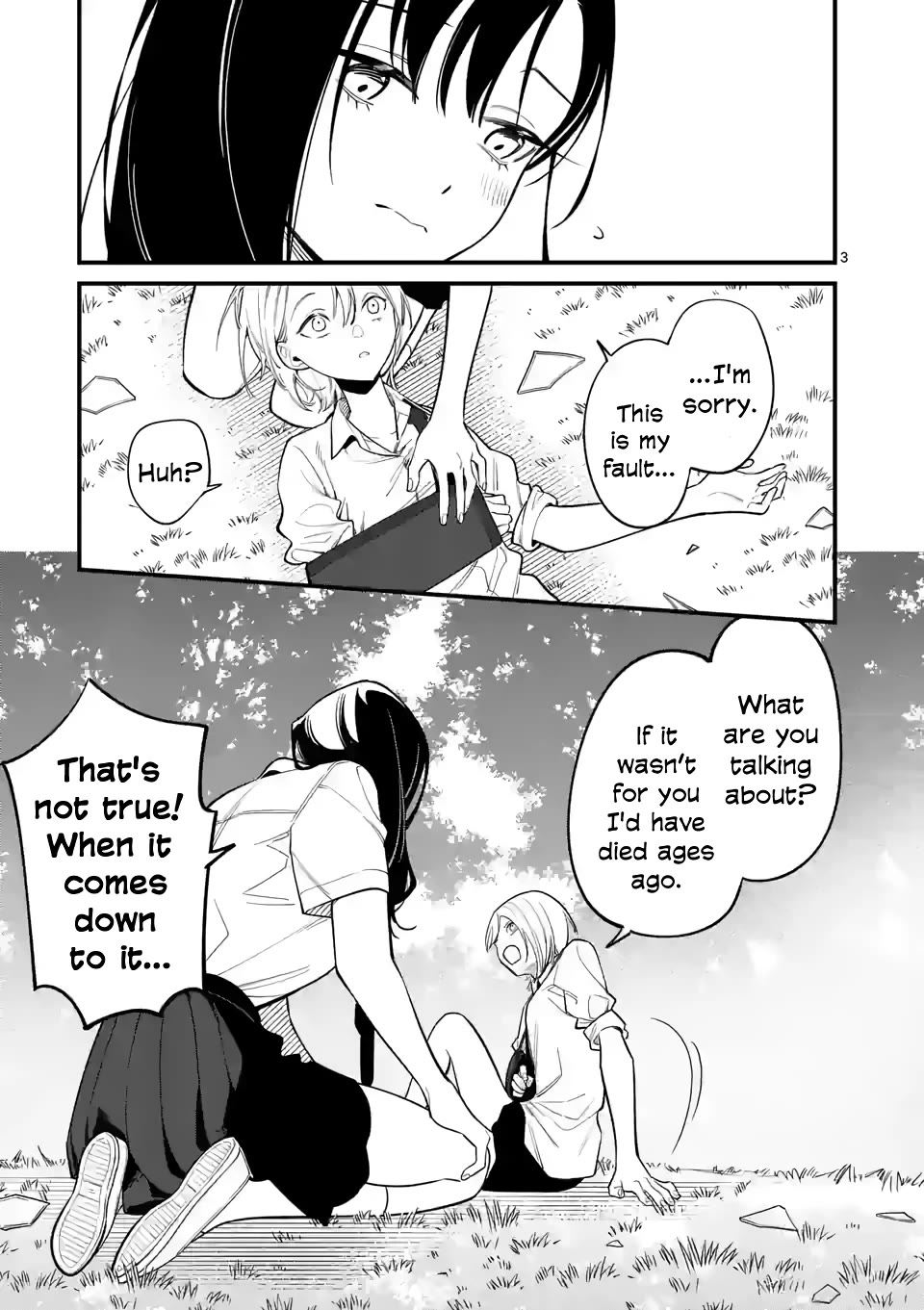 Liar Satsuki Can See Death Chapter 77 page 3 - Chapter 77: Landing