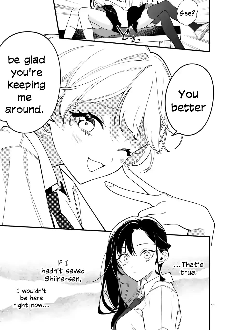 Liar Satsuki Can See Death Chapter 78 page 11 - Chapter 78: Drainage