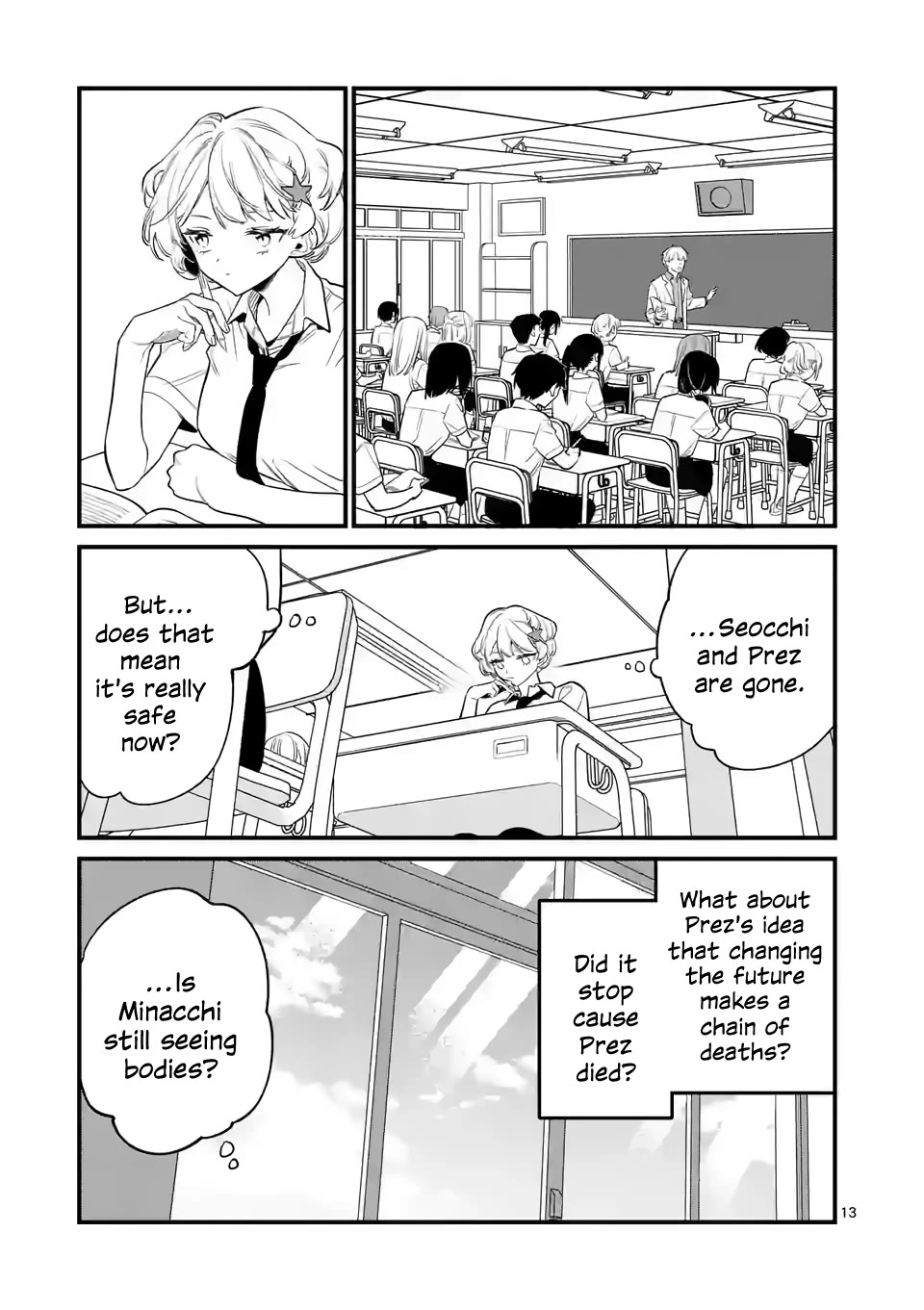 Liar Satsuki Can See Death Chapter 78 page 13 - Chapter 78: Drainage