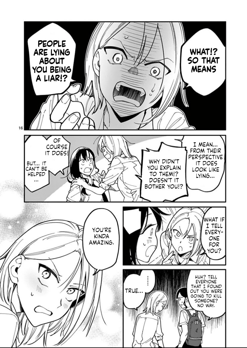 Liar Satsuki Can See Death Chapter 8 page 16 - Chapter 8: Misunderstanding (2)