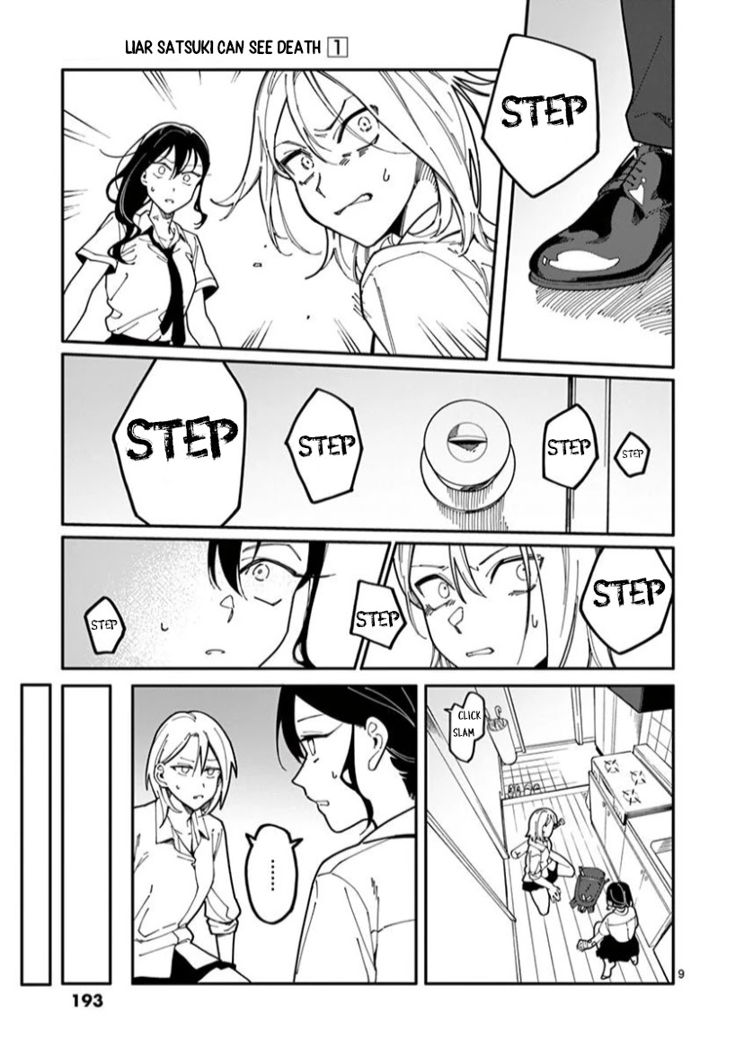 Liar Satsuki Can See Death Chapter 8 page 9 - Chapter 8: Misunderstanding (2)