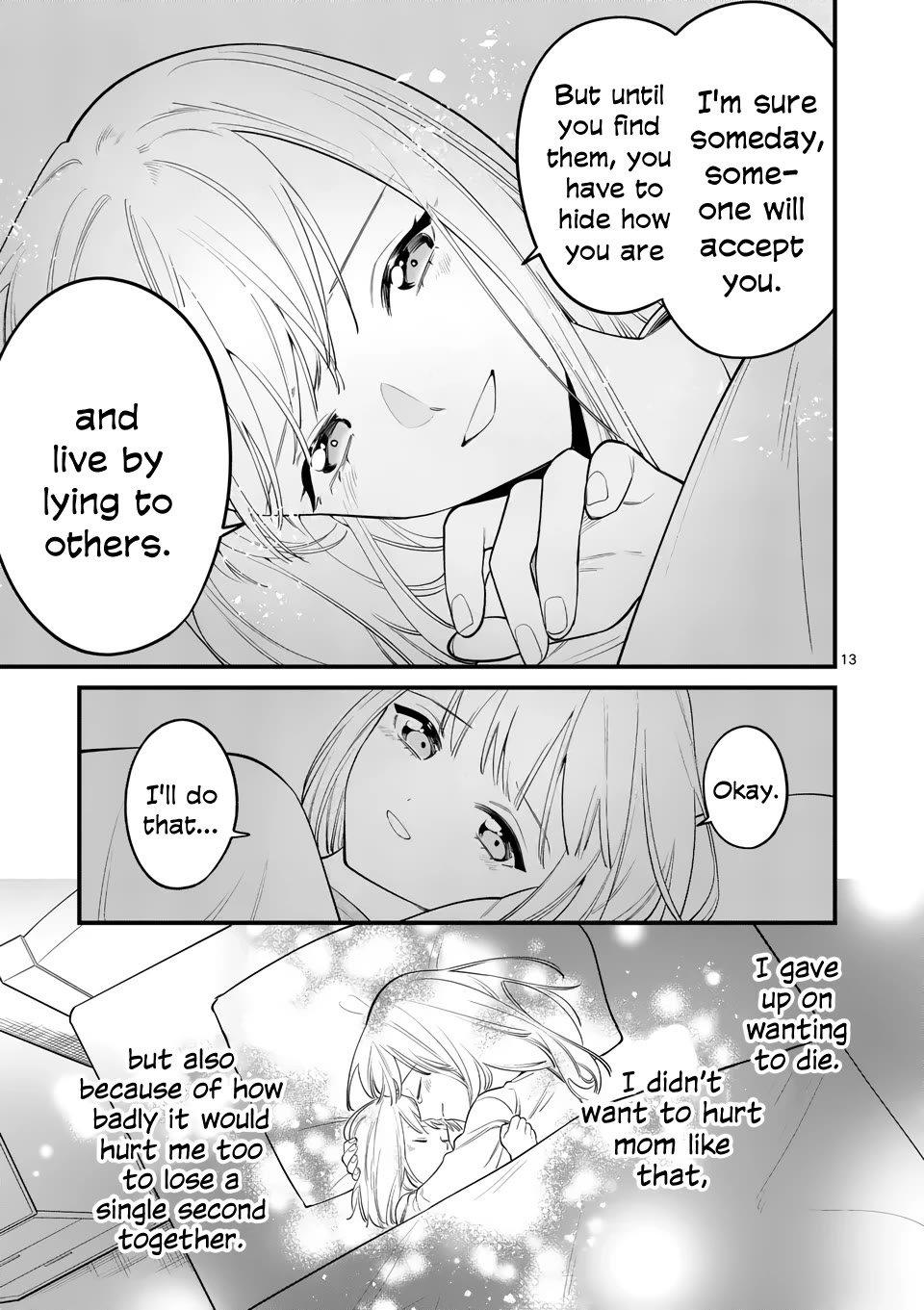 Liar Satsuki Can See Death Chapter 80 page 13 - Chapter 80: Lying