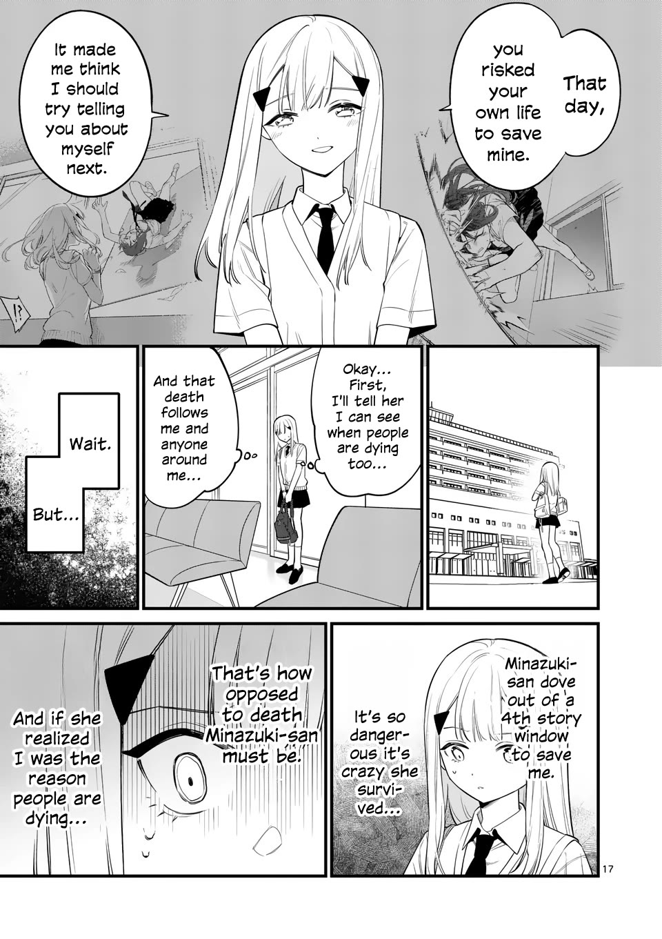 Liar Satsuki Can See Death Chapter 81 page 17 - Chapter 81: Resignation