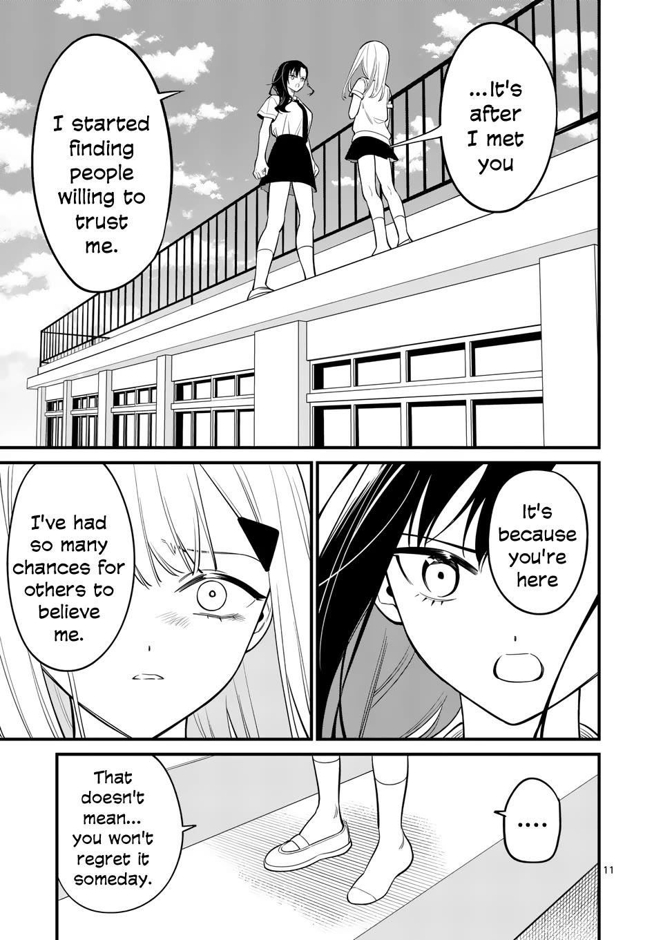 Liar Satsuki Can See Death Chapter 82 page 11 - Chapter 82: Indomitable