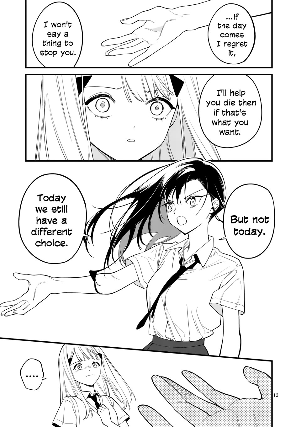 Liar Satsuki Can See Death Chapter 82 page 13 - Chapter 82: Indomitable