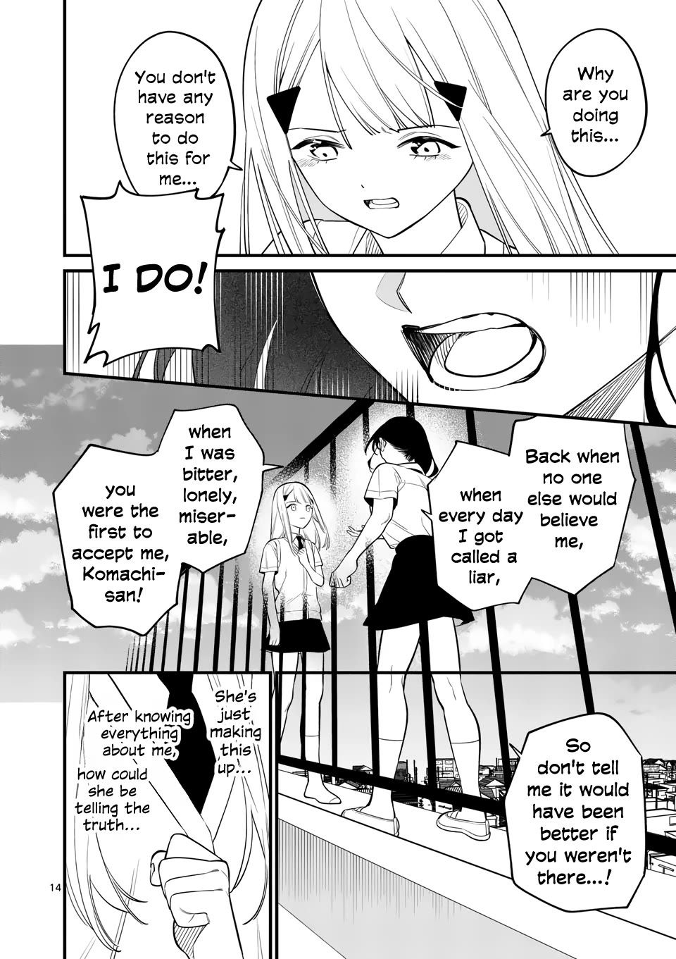 Liar Satsuki Can See Death Chapter 82 page 14 - Chapter 82: Indomitable