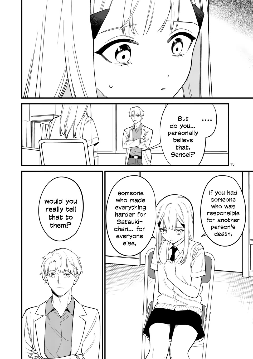 Liar Satsuki Can See Death Chapter 83 page 14 - Chapter 83: Future [END]