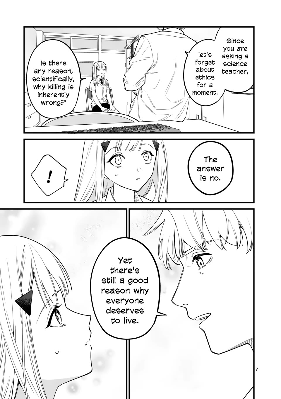 Liar Satsuki Can See Death Chapter 83 page 7 - Chapter 83: Future [END]