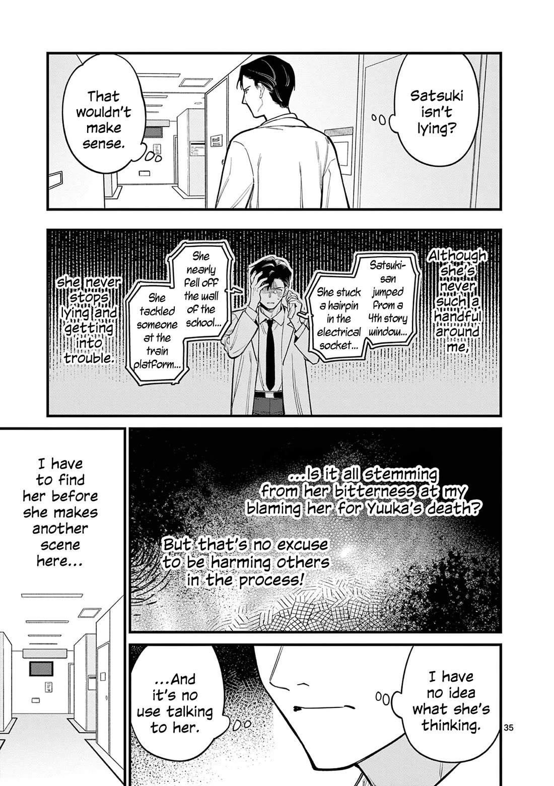 Liar Satsuki Can See Death Chapter 84 page 35 - Chapter 84: Epilogue