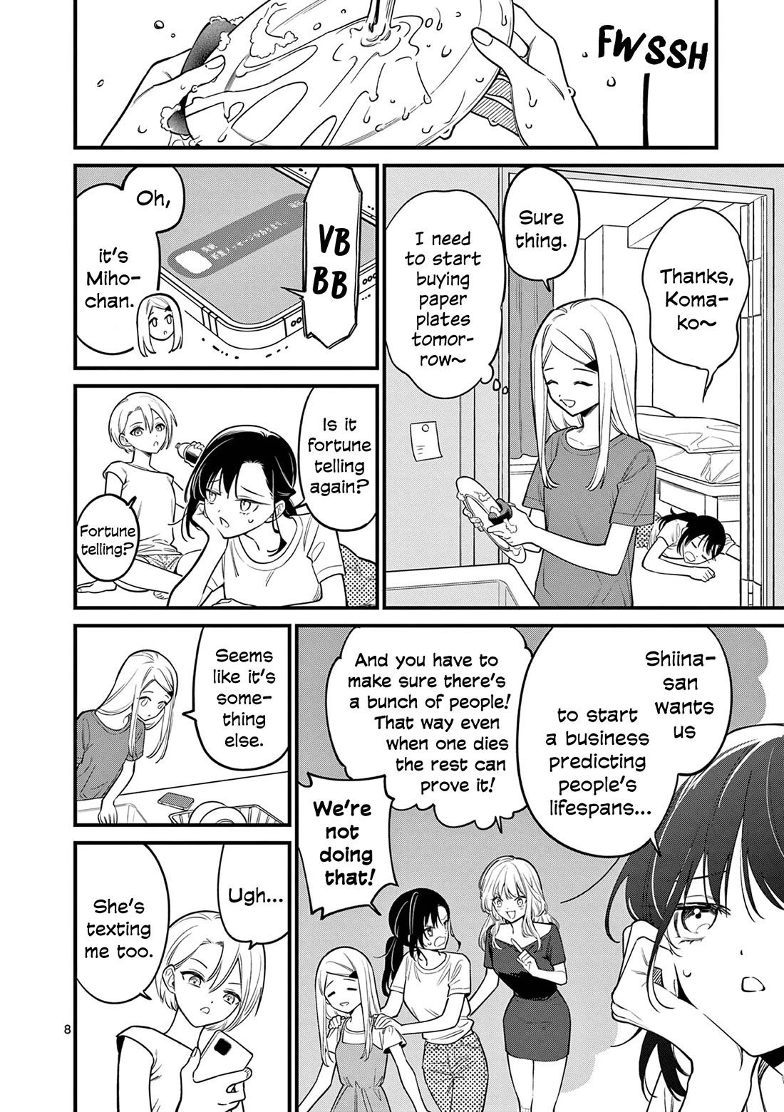 Liar Satsuki Can See Death Chapter 84 page 8 - Chapter 84: Epilogue