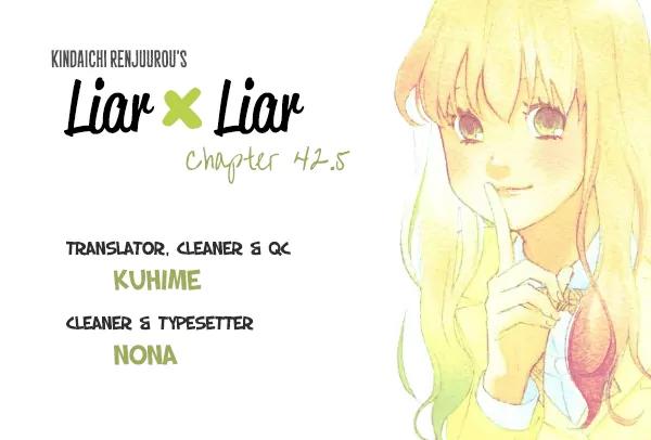 Liar x Liar Chapter 42.5 page 1 - Chapter 42.5: Chapter Outtakes