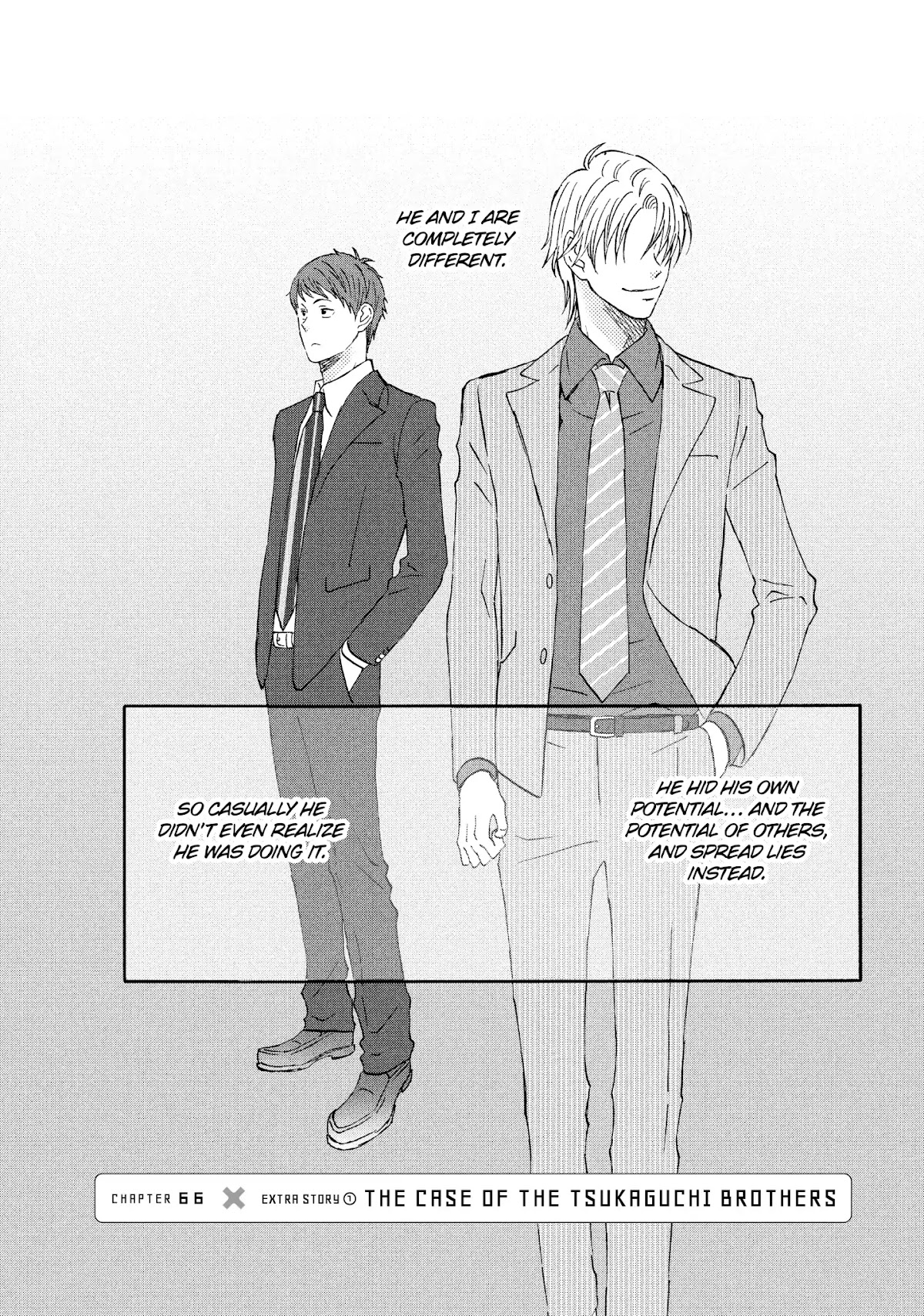 Liar x Liar Chapter 66 page 1 - Chapter 66: Extra Story 1 - The Case Of The Tsukaguchi Brothers