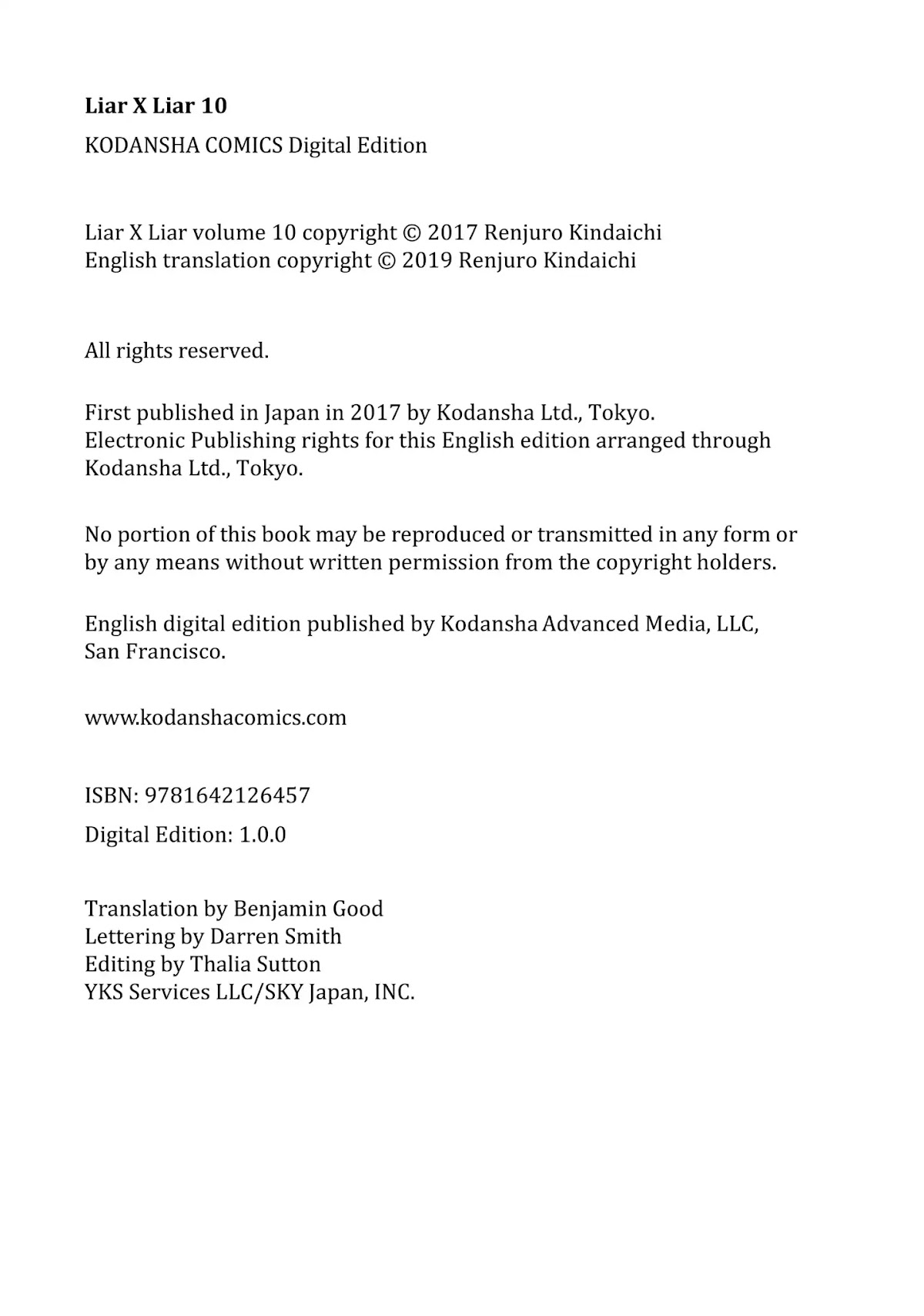 Liar x Liar Chapter 70 page 34 - Vol.10 Final Chapter: Past, Present, And Future