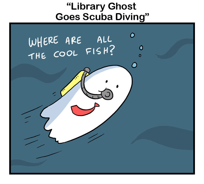 Library Ghost Chapter 60 page 2 - Chapter 60 : Library Ghost Goes Scuba Diving
