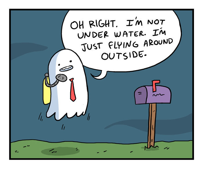 Library Ghost Chapter 60 page 6 - Chapter 60 : Library Ghost Goes Scuba Diving