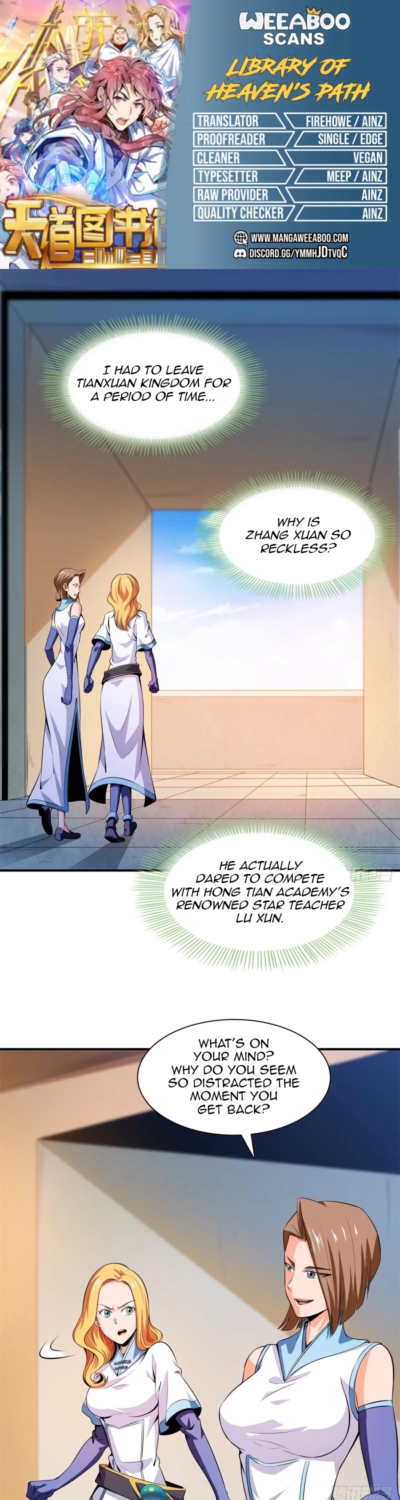 Library of Heaven's Path Chapter 126 page 1 - Chapter 126