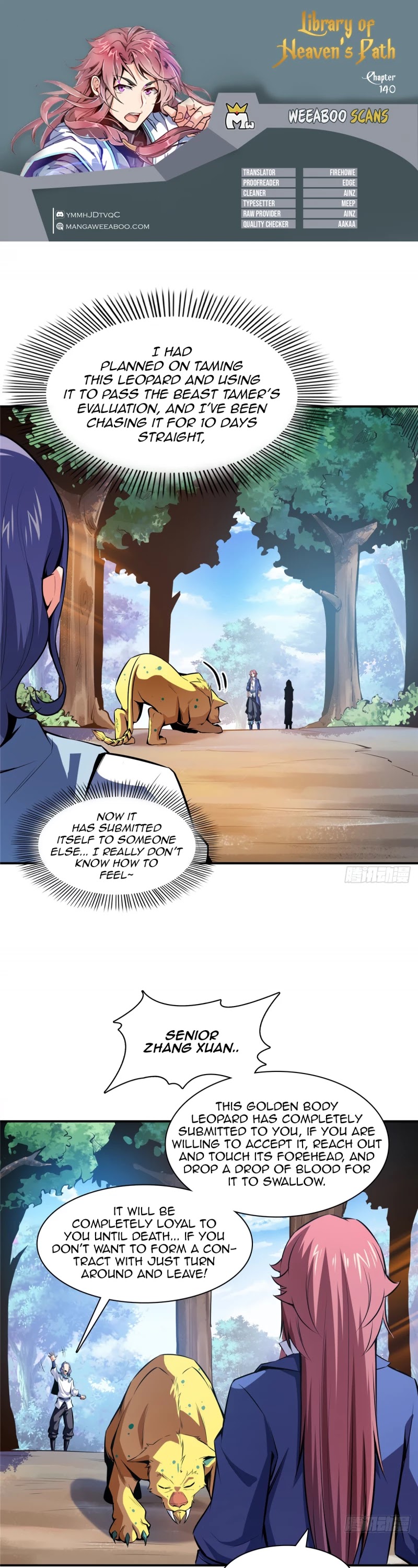 Library of Heaven's Path Chapter 140 page 1 - Chapter 140