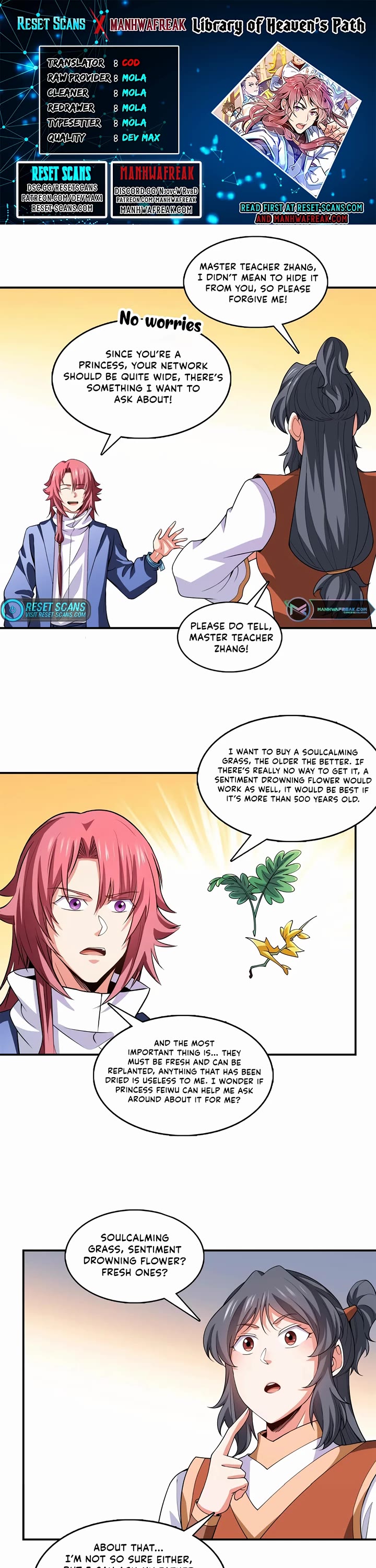 Library of Heaven's Path Chapter 294 page 1 - Chapter 294