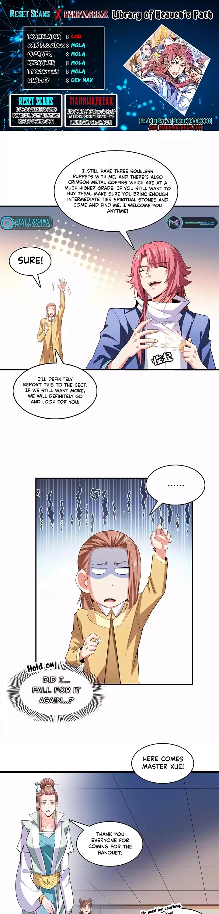 Library of Heaven's Path Chapter 296 page 1 - Chapter 296