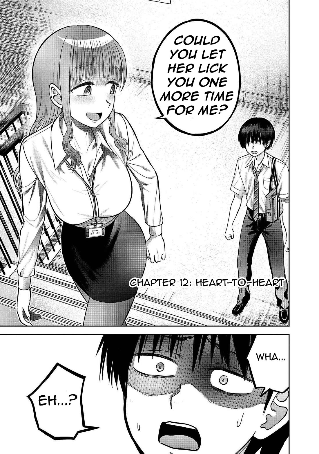Lick. Chapter 12 page 1 - Chapter 12: Heart-to-Heart
