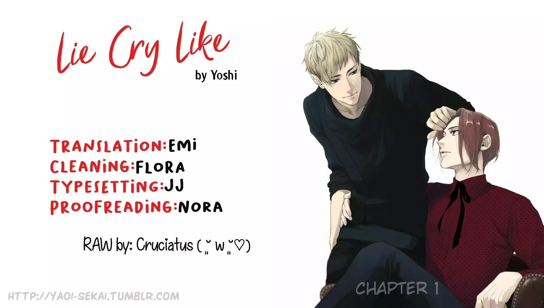 Lie Cry Like Chapter 1 page 2 - Chapter 1