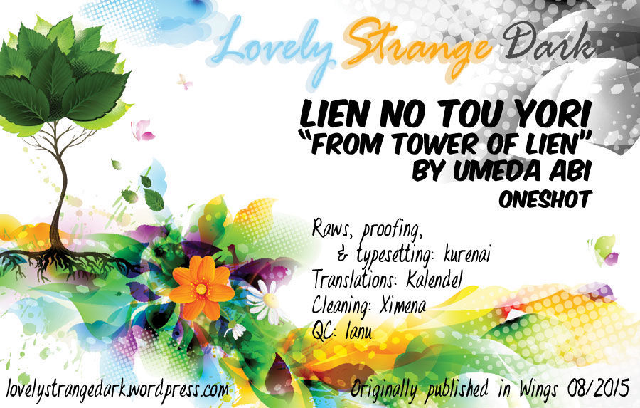 Lien no Tou yori Chapter 0 page 1 - Chapter 0 : Oneshot