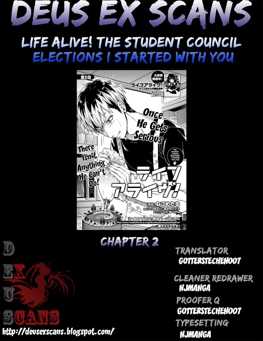 Life Alive! The Student Council Elections I Started with You Chapter 2 page 38 - Chapter 2 : There Isn't Anything He Can't Do!