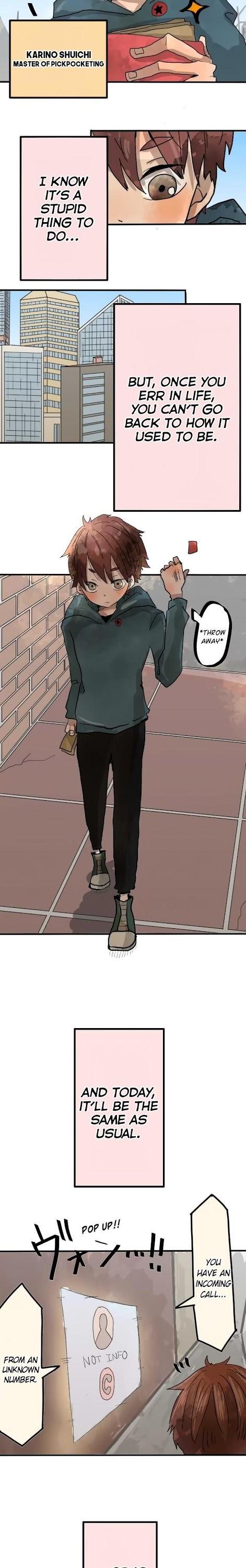 Life Company Chapter 1 page 4 - Chapter 1 : Karino Shuichi