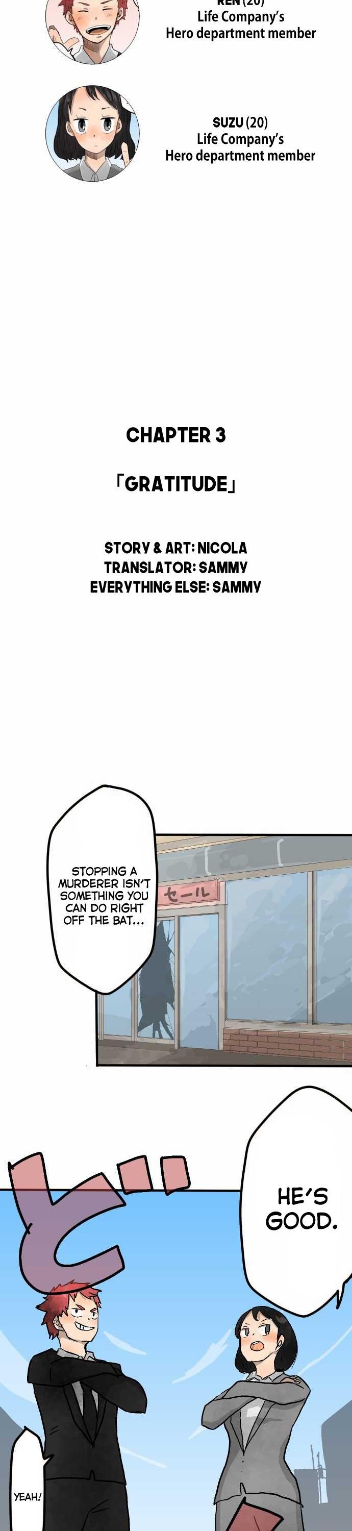 Life Company Chapter 3 page 3 - Chapter 3 : Gratitude