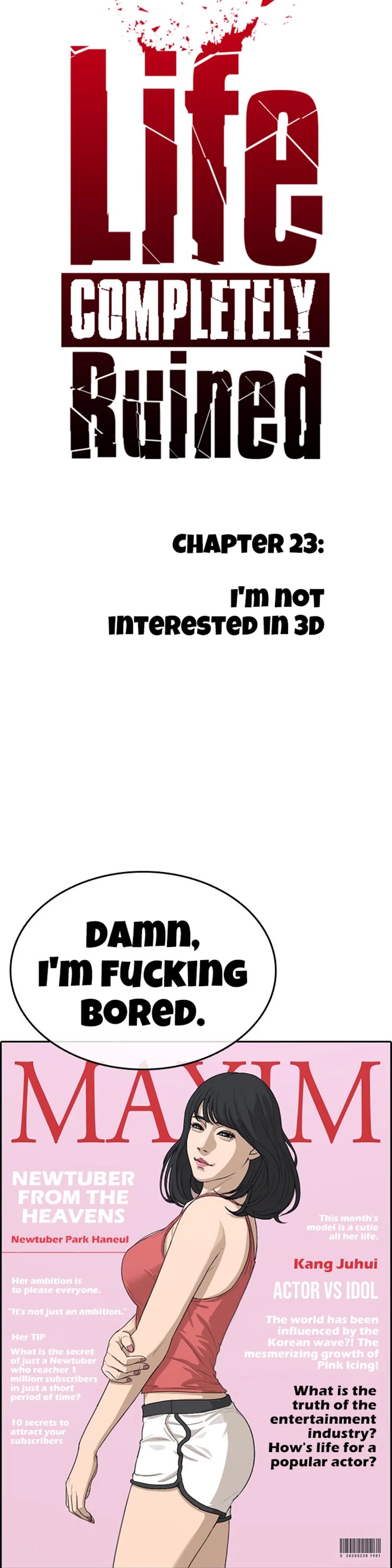 Life Completely Ruined Chapter 23 page 9 - Chapter 23: I'm not interested in 3D