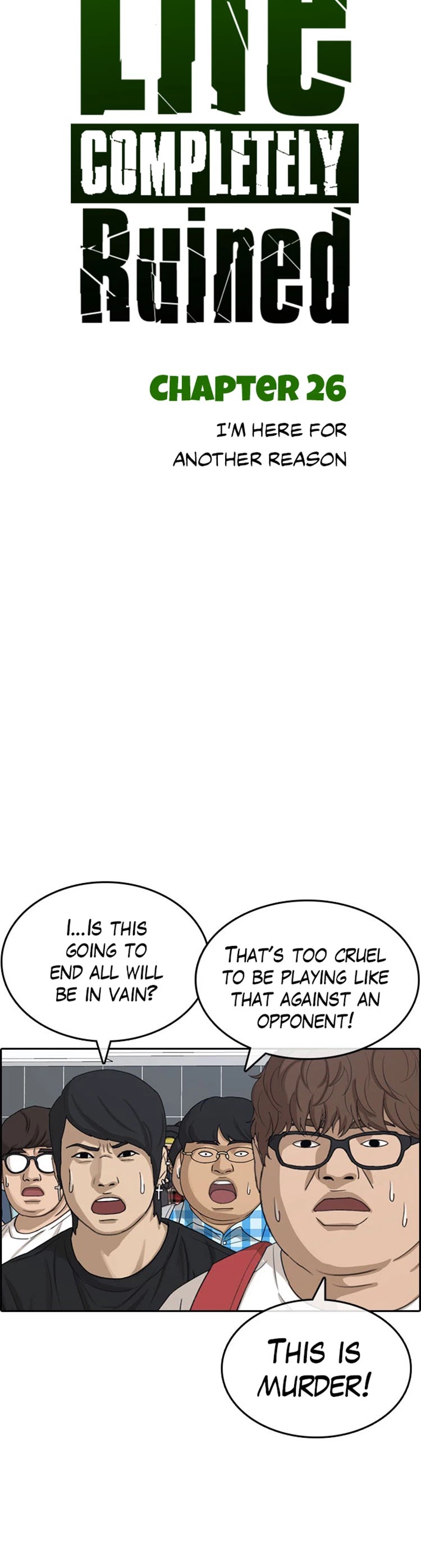 Life Completely Ruined Chapter 26 page 10 - Chapter 26: I'm here for another reason