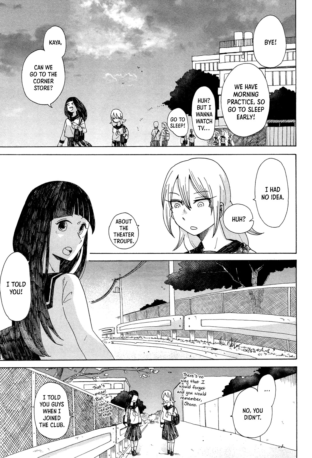 Life is Full of Good-byes Chapter 3 page 5 - Chapter 3: Spring, a Storm, and a Curtain Call