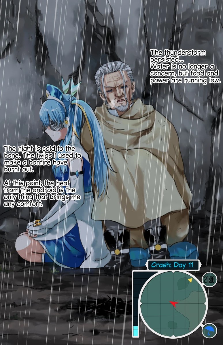 Life on an Uninhabited Planet with an Android Chapter 11 page 1 - Chapter 11: Crash - Day 11