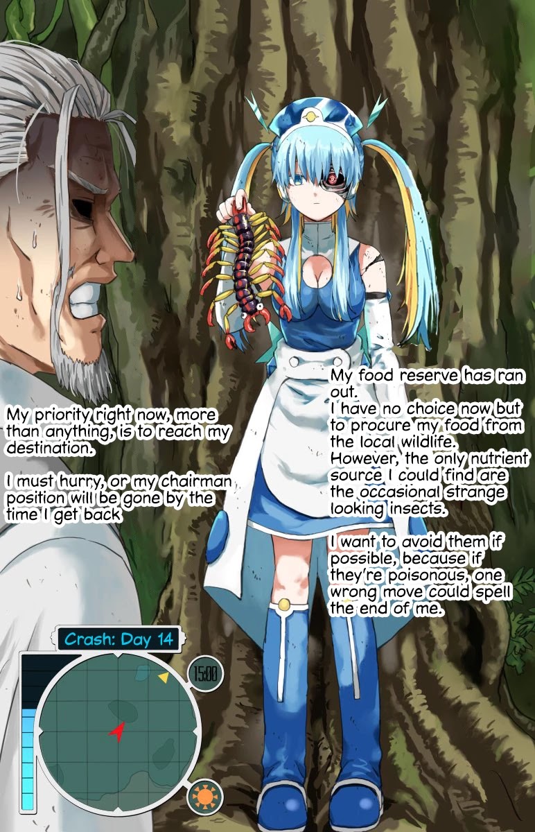 Life on an Uninhabited Planet with an Android Chapter 14 page 1 - Chapter 14: Crash - Day 14