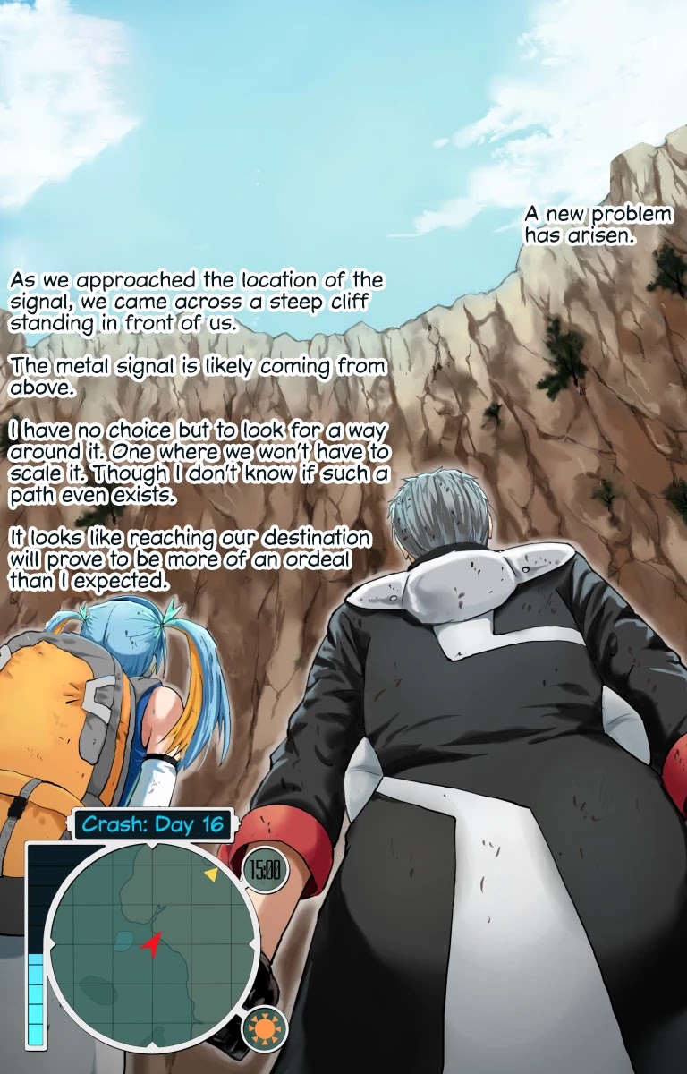 Life on an Uninhabited Planet with an Android Chapter 16 page 1 - Chapter 16: Crash - Day 16