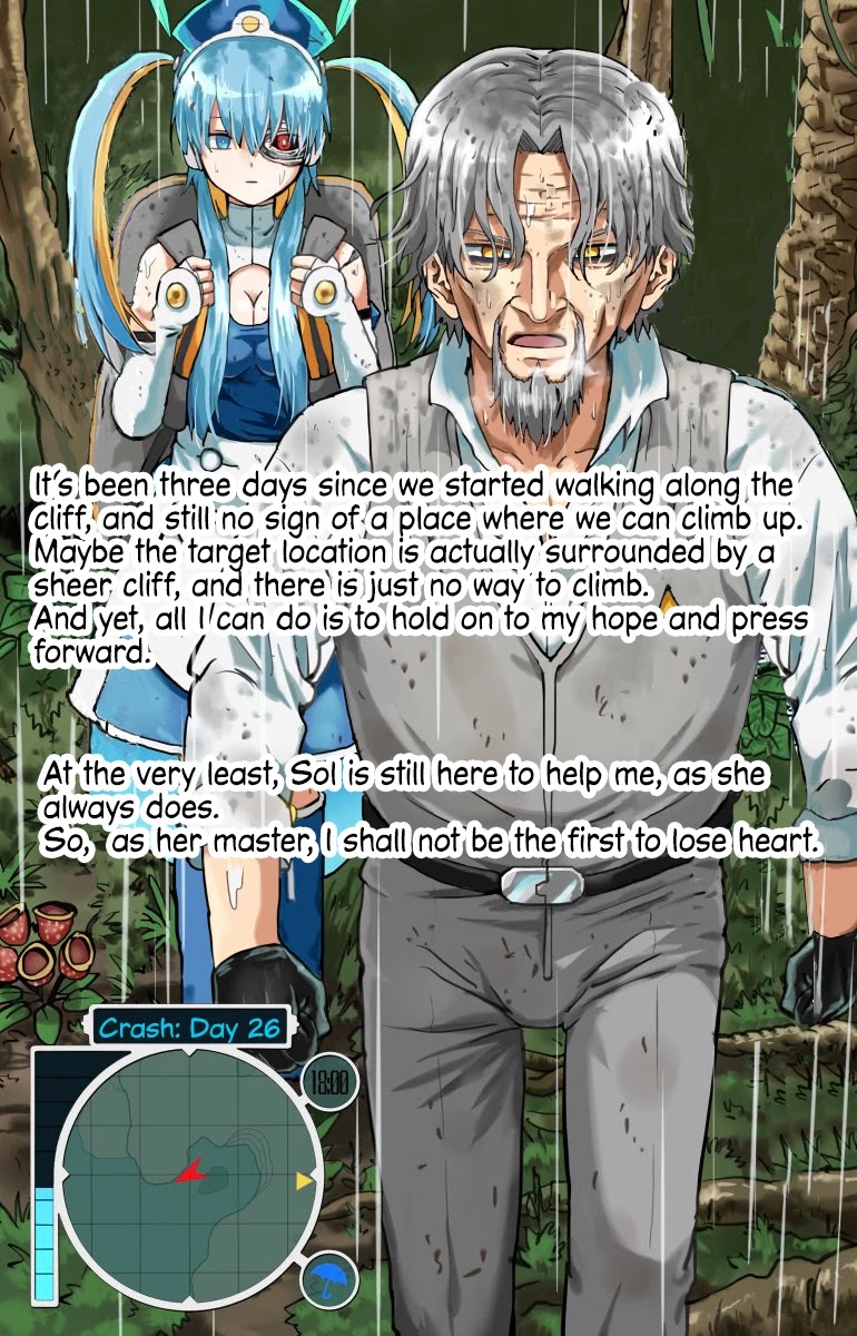 Life on an Uninhabited Planet with an Android Chapter 26 page 1 - Chapter 26: Crash - Day 26