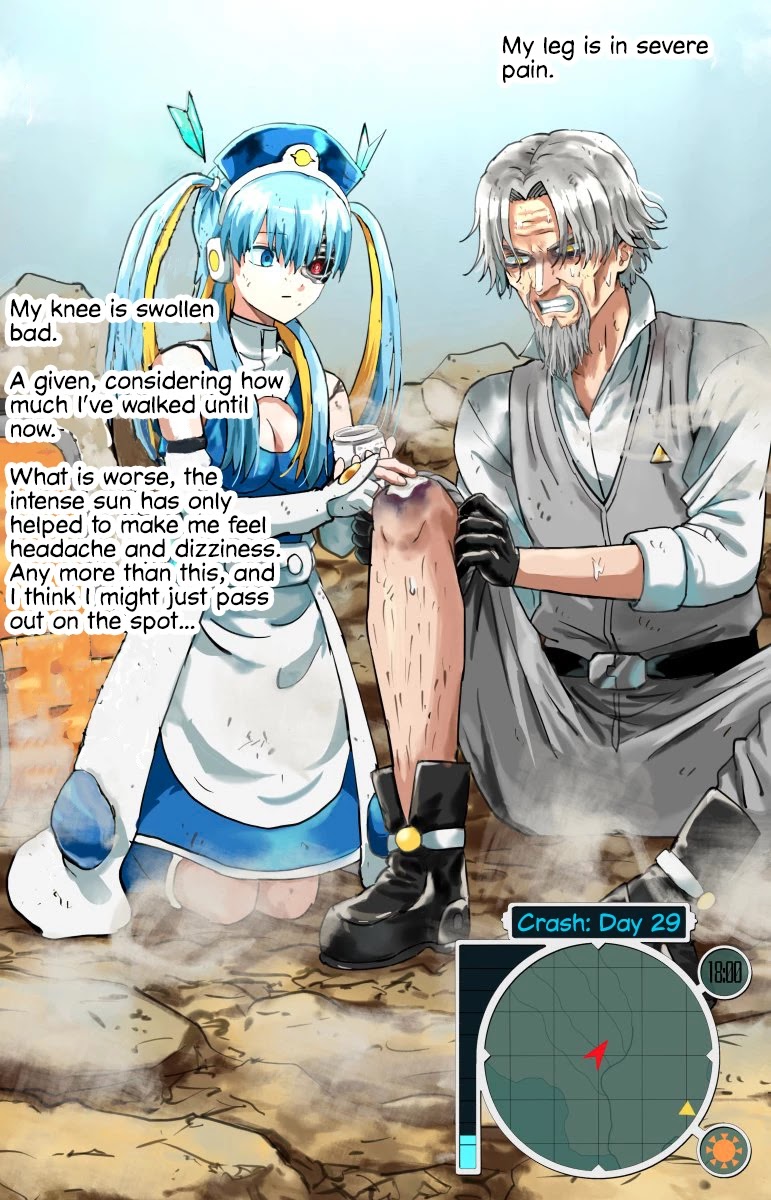 Life on an Uninhabited Planet with an Android Chapter 29 page 1 - Chapter 29: Crash - Day 29