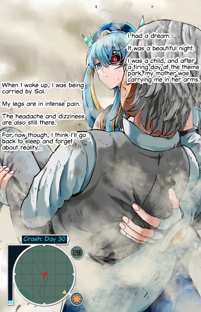 Life on an Uninhabited Planet with an Android Chapter 30 page 1 - Chapter 30: Crash - Day 30