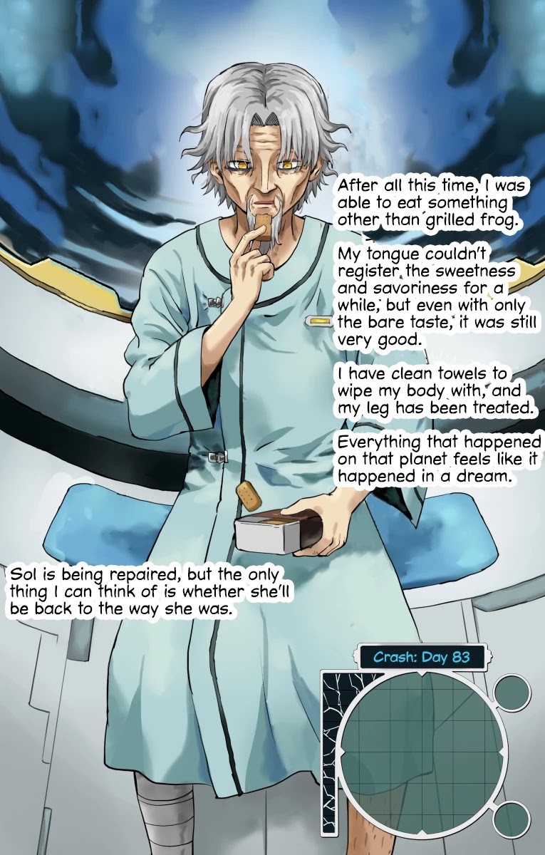 Life on an Uninhabited Planet with an Android Chapter 51 page 1 - Chapter 51: Crash - Day 83