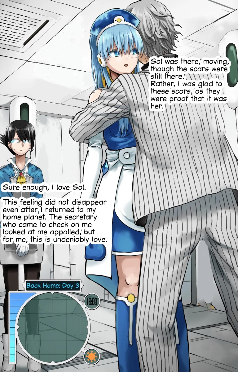 Life on an Uninhabited Planet with an Android Chapter 54 page 1 - Chapter 54: Back Home - Day 3