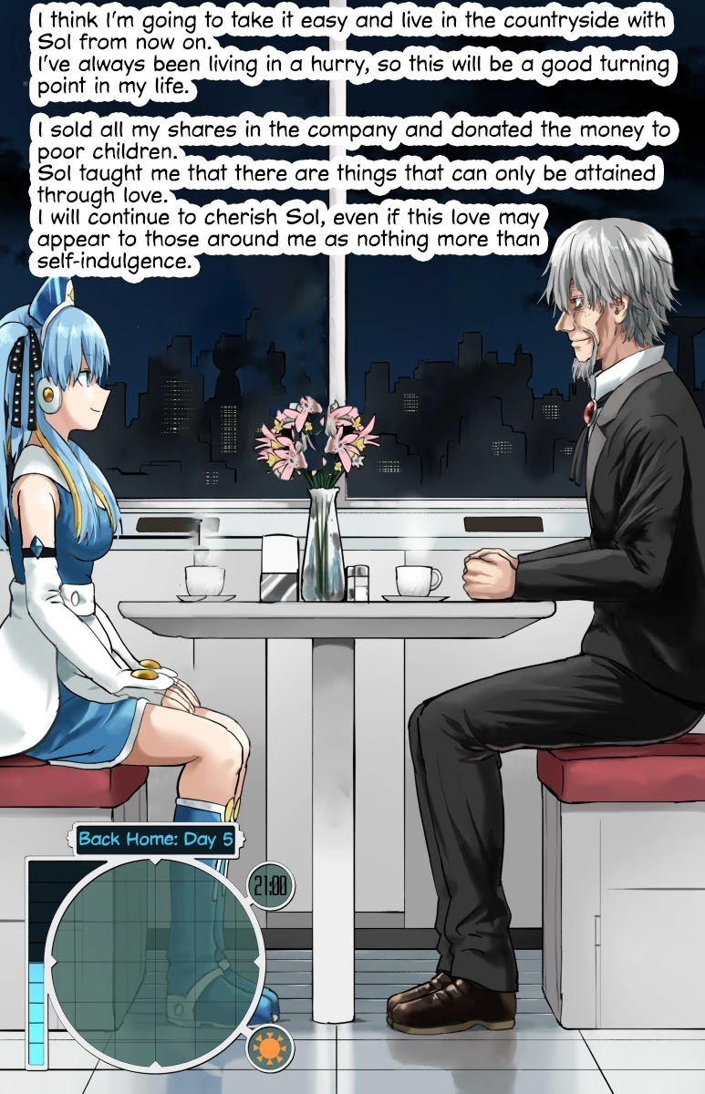 Life on an Uninhabited Planet with an Android Chapter 56 page 1 - Chapter 56: Back Home - Day 5
