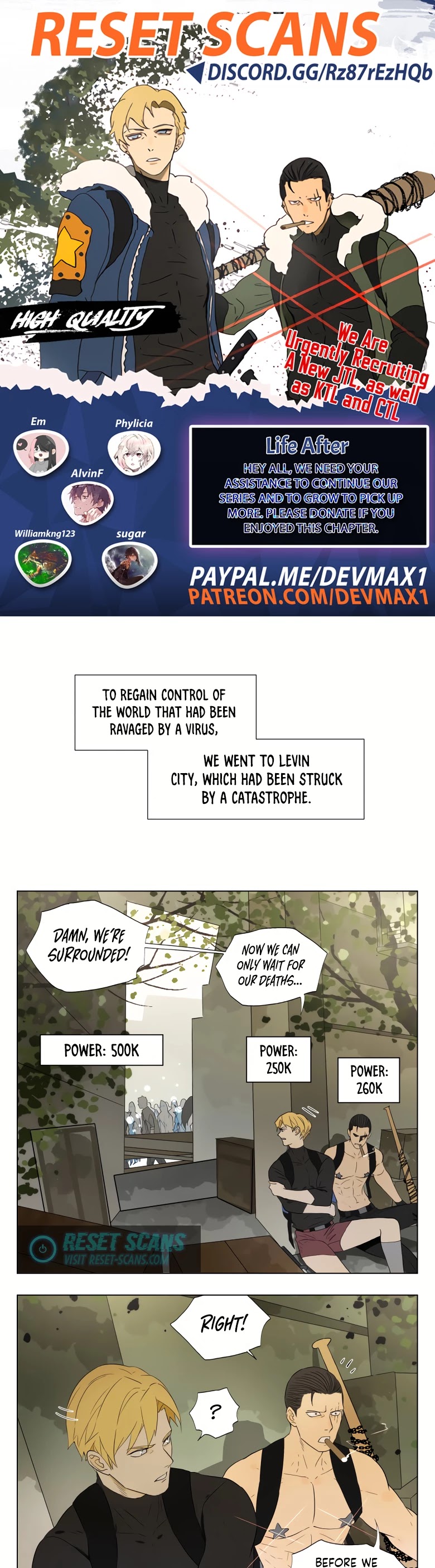 Lifeafter Chapter 16 page 1 - Chapter 16: Don't Eat Things From Strangers