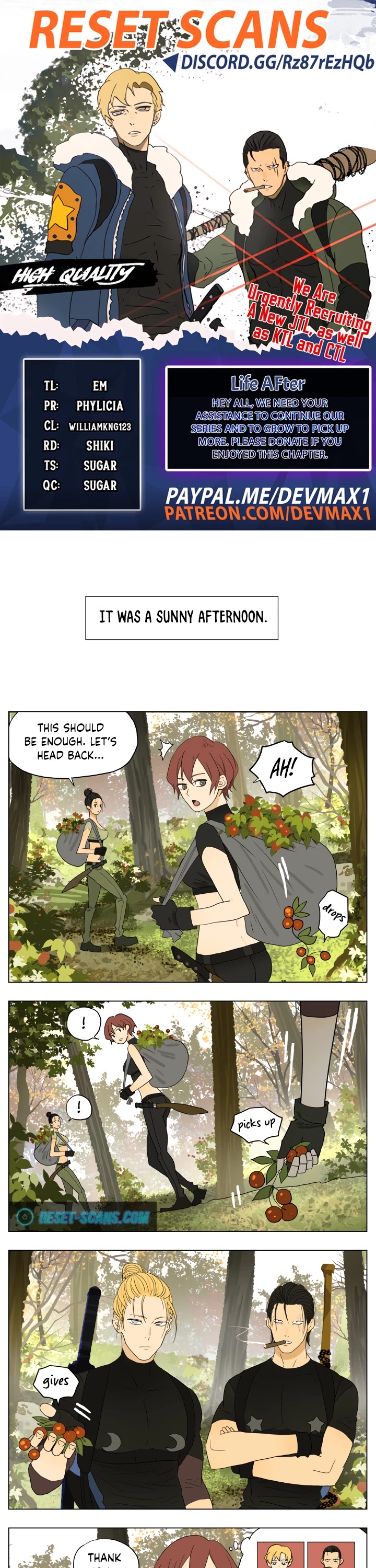 Lifeafter Chapter 19 page 1 - Chapter 19: Friendship During the Remaining Days