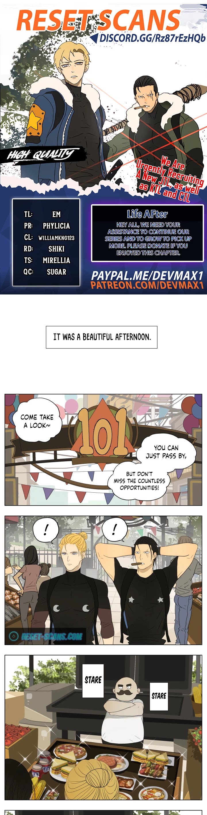 Lifeafter Chapter 20 page 1 - Chapter 20: What Should I Eat Today?