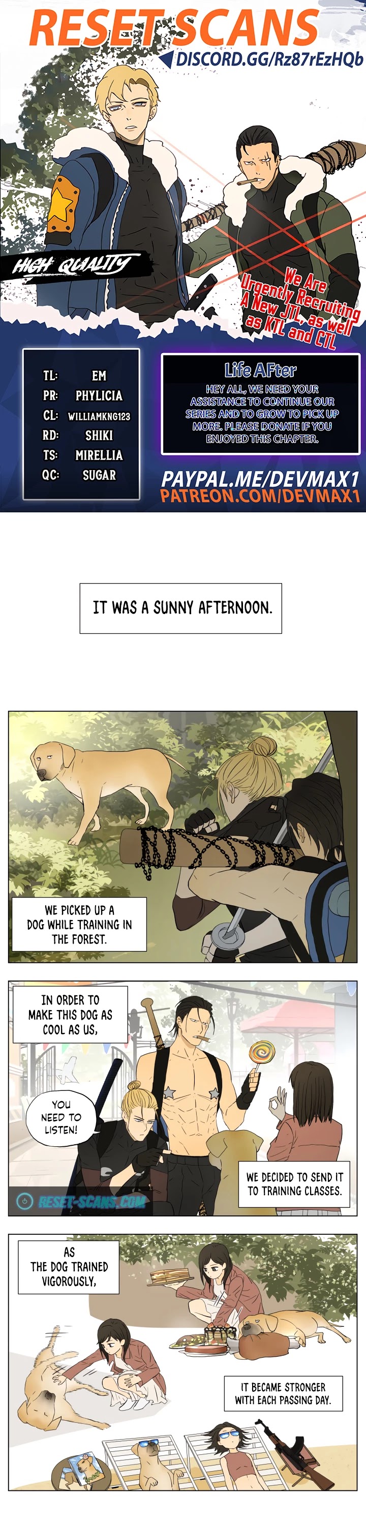 Lifeafter Chapter 22 page 1 - Chapter 22: I Found a Dog