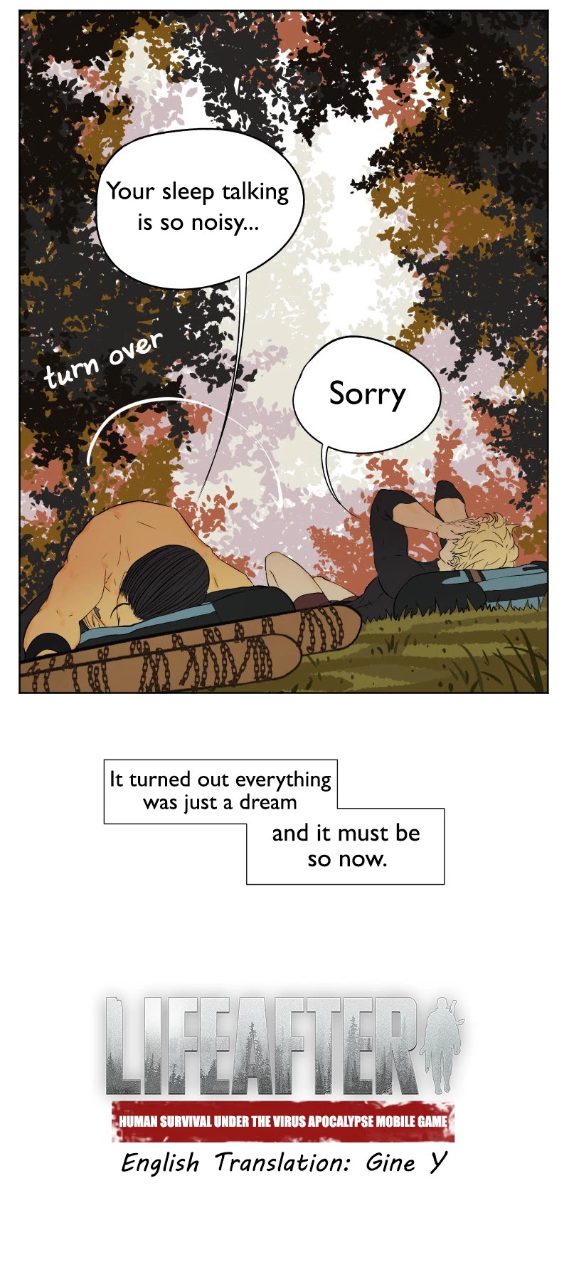Lifeafter Chapter 3 page 11 - Chapter 3: (Daily life) I'm in love