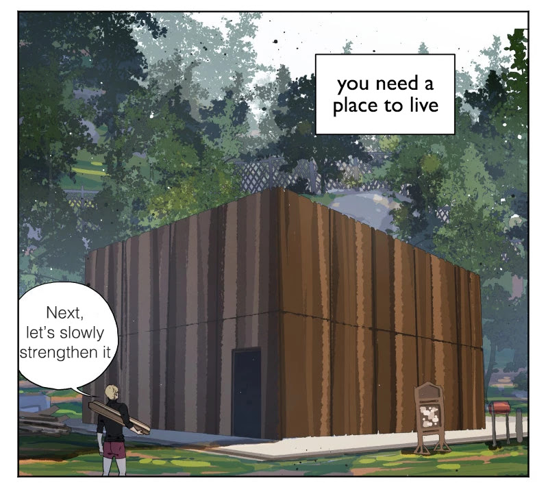 Lifeafter Chapter 6 page 2 - Chapter 6: (Daily Life) I want a home